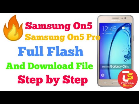 How To Flash Samsung On5 ,sam G550   •|Technology Shadab |• | Ts |
