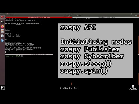 [F1tenth (F1/10) Lab 3]: rospy - API, Publisher, and Subscriber