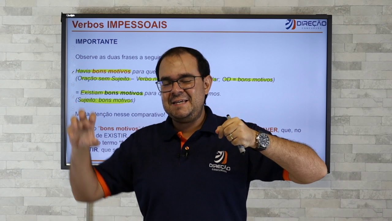Dica #20 - Concordância com VERBOS IMPESSOAIS