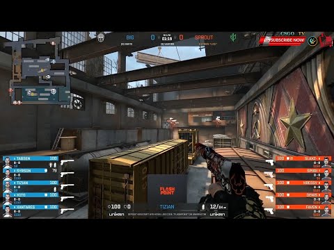 YOU LOSE YOU OUT!!   BIG vs Sprout  CSGO Flashpoint 3   HIGHLIGHTS !!!