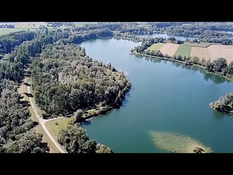 Himmlische Aussichten: Donau mit Altwasser von Erlingshofen nach Tapfheim