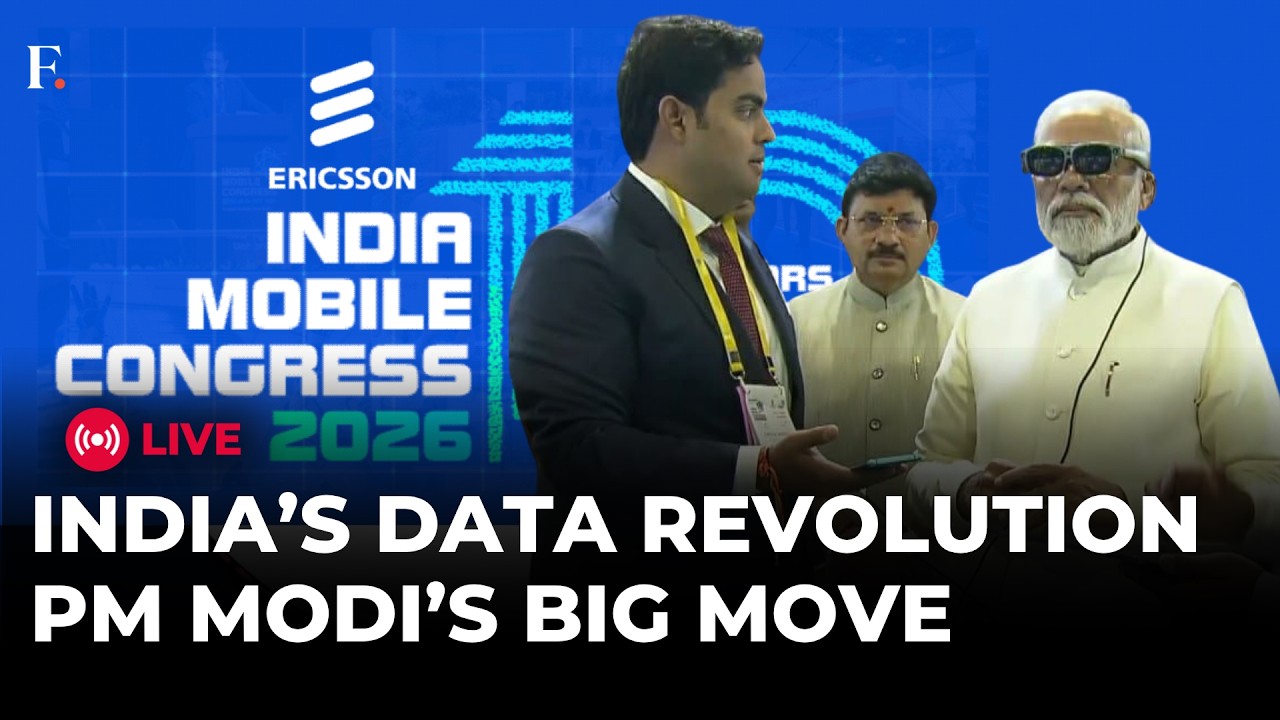 LIVE: PM Modi Makes Mega Announcement At 10th Mobile Congress, Unveils India’s Big Data Push