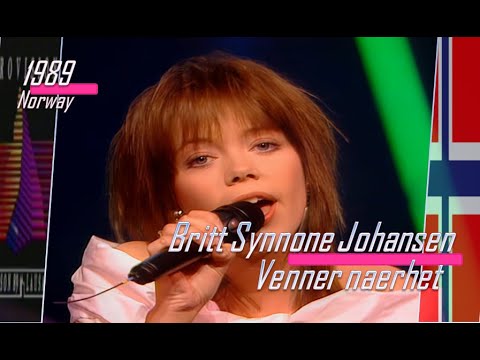 Eurovision 1989 Norway 🇳🇴 Britt Synnøve Johansen - Venners nærhet ᴴᴰ
