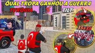 GUERR4 VALENDO PD!? | TURQUIA X TILT | QUAL TROPA GANHOU? - BKINHO RP CLIP'S