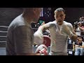 GEORGE KAMBOSOS JR TRAINING TO RIP DEVIN HANEY’S HEAD OFF! SHOWS DEADLY SPEED ON PADS DURING WORKOUT
