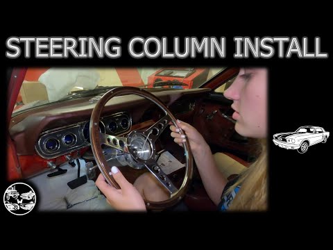 Chucking The Spear, 3 of 3 - Installing A Collapsible Tilt Steering Column On A 1966 Mustang