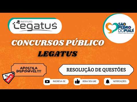 LEGATUS | CONCURSO PÚBLICO DE SÃO PEDRO DO PIAUÍ -  DITONGO E DÍGRAFO (04)