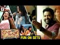 Janatha Garage Movie Team FUN ON SETS Jr NTR Mohanlal Samantha Nithya Menen Kajal