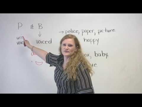 English Pronunciation - P & B