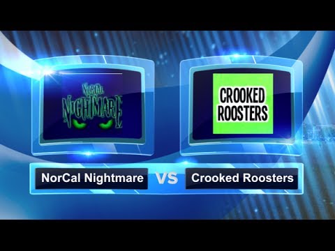 NorCal Nightmare vs Crooked Roosters - Pool Play - SoCal Kickball Open #SCKO2014