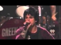 Green Day Billie Joe freaks out at the I Heart Radio ...