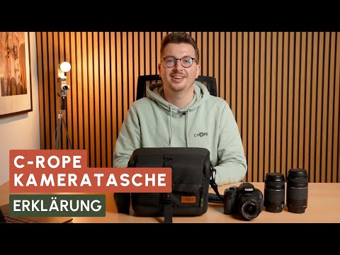 Die neue Kameratasche | Wasserfest & individuell einteilbar | Kamerasicherung | C-Rope Kamerazubehör