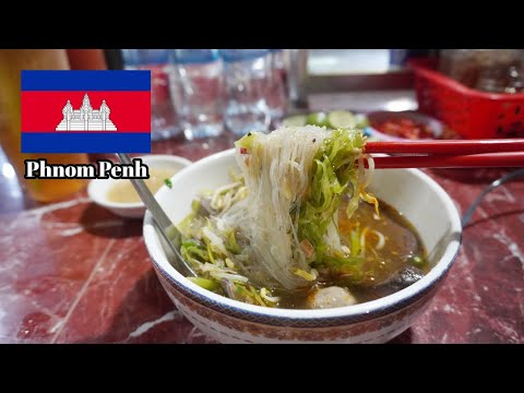 Kandal Market |eating Noodles Soup for  breakfast| Phnom Penh, Cambodia |Vlog #5|