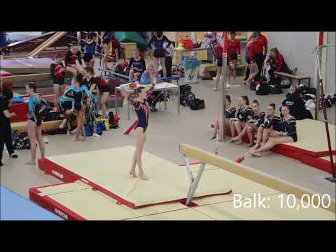 Turnen | Noa Kramer | Clubteam wedstrijd | Amersfoort 20-04-2019 | Divisie 3 Junior Sup. D