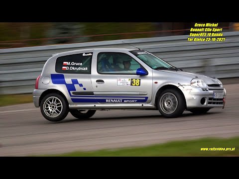 Gruca Michał - Renault Clio Sport - SuperOES 10 Runda Tor Kielce 23-10-2021