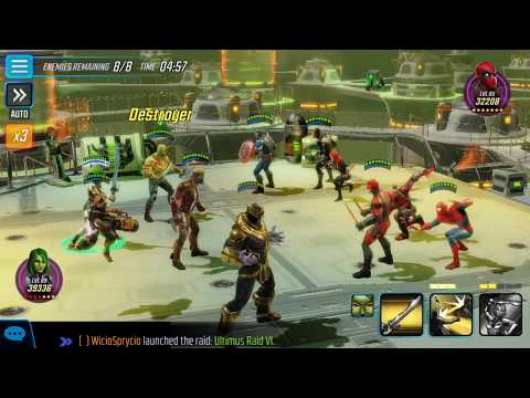 MSF Ultimus VI Chain Reaction w/cosmic team (Spidey Node) B3 [ONE SHOT] NO DEATHS!