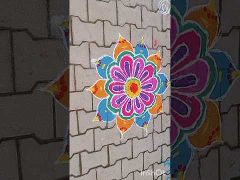 traditional rangoli design 🪷🪷🪷 by midhuna #painting #salmankhan #flowers