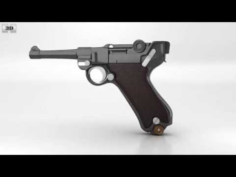 Luger P08 (Parabellum) 3D model by 3DModels.org