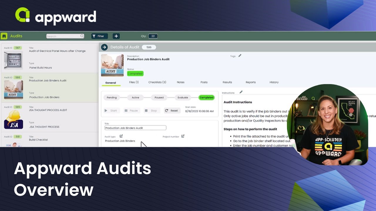 Appward Audits Overview