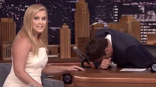 Amy Schumer Shocks Jimmy Fallon With Raunchy Jokes About His Finger
