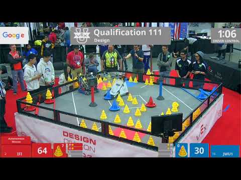2018 VEXU Design Q111 - IFI vs JWU1 - 118 to 58