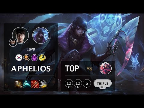 Aphelios Top vs Irelia - KR Challenger Patch 10.3