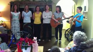 &quot;Sweet Violets&quot; sung for Great Grandma by the Singing Grandma and 4 daughters