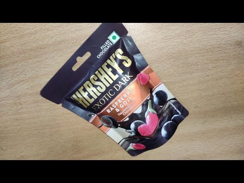 Hershey's Exotic Dark Raspberry and Goji || Hersheys Chocolate || Review Master