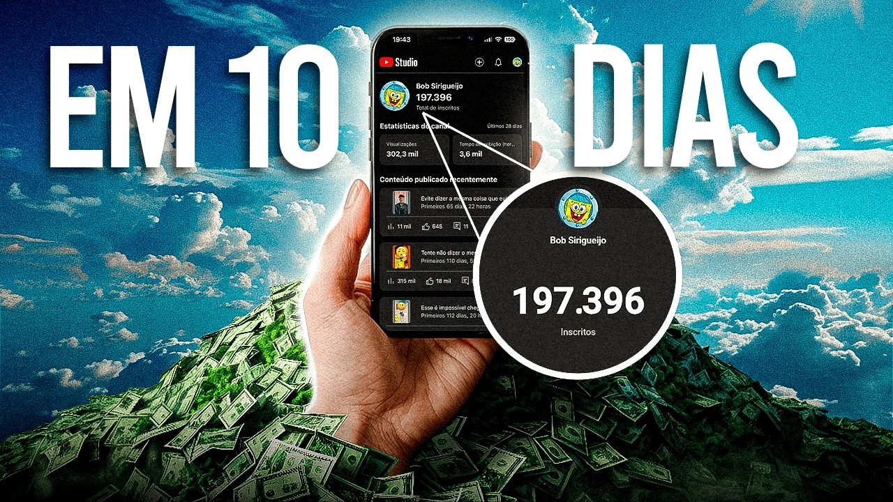 Como eu ganhei 100 mil inscritos em 10 dias (EXPLICADO)