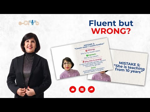 Fluent but Not Accurate? 12 English Mistakes You Must Fix #eclub