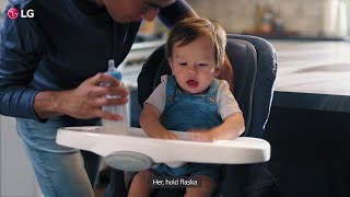 LG 635L InstaView Door in Door™ Side by Side (Matte Black Steel), Energiklasse E, Vann/isdispenser med vanntilkobling, Smart Diagnosis™ med Wi-Fi, play video, GSXV90MCAE, thumbnail 2