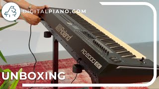 Video thumbnail for 🎹 Roland RD-2000 EX | Unboxing & Assembly | Digitalpiano.com by Digitalpianocom