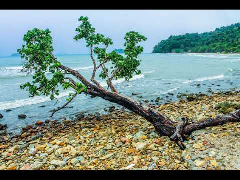 Waves on pebble beach ( 3hrs Relaxation Sleep Recording)Desert Island Fiji