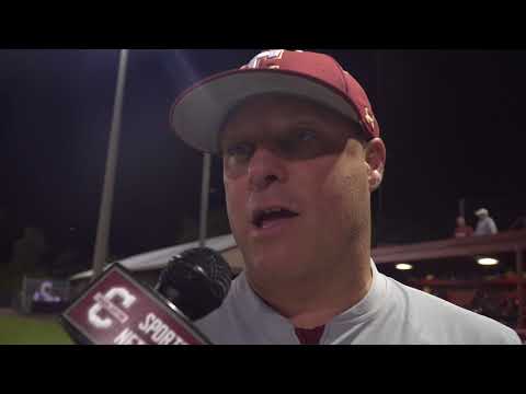 CofC Baseball vs Northeastern Game 1 - Post Game Interview with Chad Holbrook