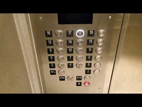 Nice Modernized Traction Elevators at the Doubletree Downtown Tulsa