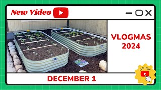 Happy Vlogmas Day #1 - Gardening & Digital Planners