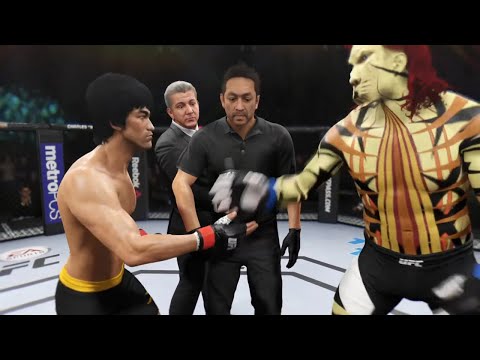 Bruce Lee vs. Fire Tiger (EA sports UFC 2)