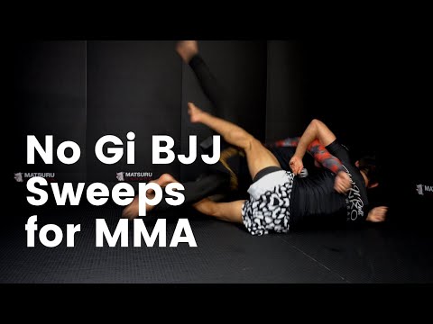 7 Best No Gi BJJ Sweeps for MMA