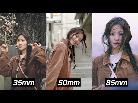 35mm VS 50mm VS 85mm 최강의 렌즈는?