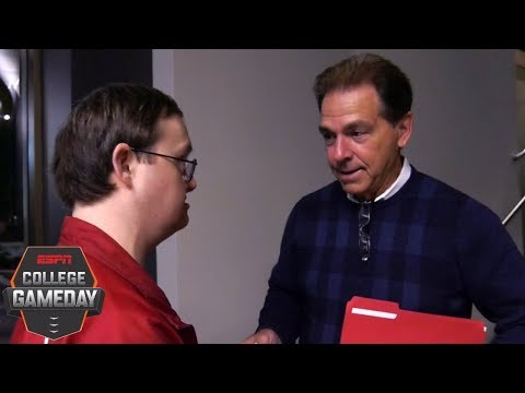 Alabama fan's memorable meeting with Nick Saban | College GameDay
