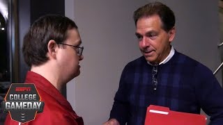 Alabama fan's memorable meeting with Nick Saban | College GameDay