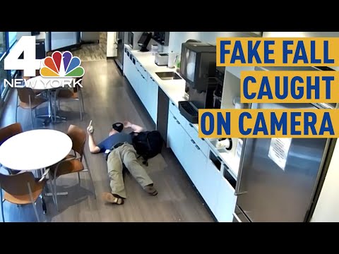 Man Caught on Video Faking Fall for Insurance Claim: Prosecutors | NBC New York