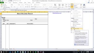 How to Unprotect Excel Worksheet