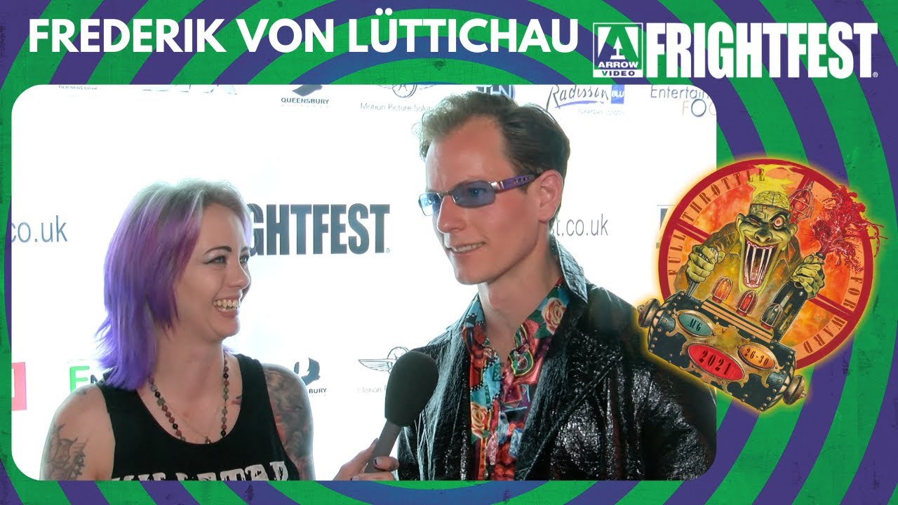 Red Carpet with Frederik Von Lüttichau - Dawn Breaks Behind Her Eyes, FrightFest 2021