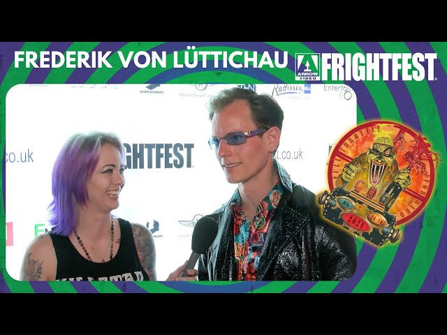 Red Carpet with Frederik Von Lüttichau - Dawn Breaks Behind Her Eyes, FrightFest 2021