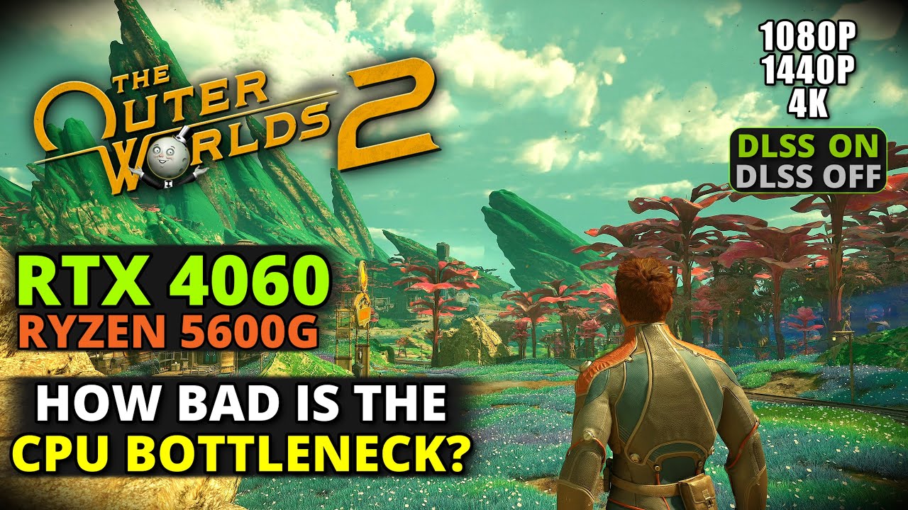 The Outer Worlds 2 on RTX 4060 + Ryzen 5600G - 1080p/1440p/4K