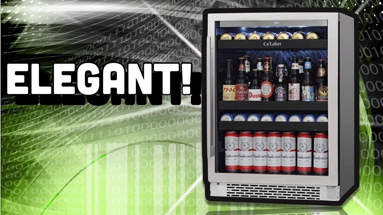 This Under-Counter Beverage Fridge Looks and Works Amazing