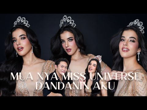 Di dandanin jadi miss universe sama ka arie khayz - rahasia makeup mua hitz