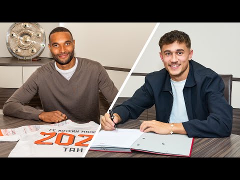 Die Vorstellung von Jonathan Tah und Tom Bischof beim FC Bayern! 🔴⚪️