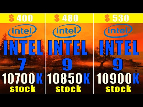 INTEL i7 10700K vs INTEL i9 10850K vs INTEL i9 10900K || PC GAMES TEST ||